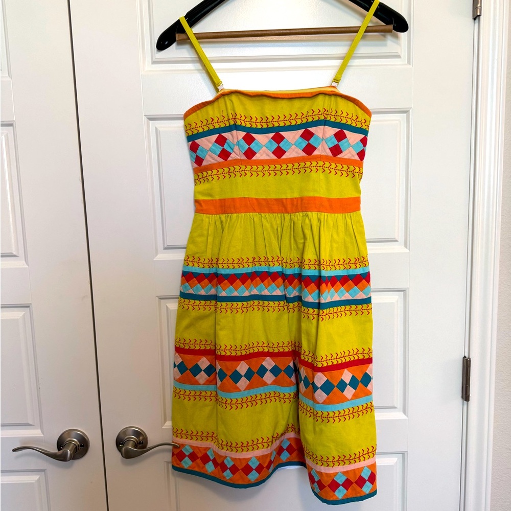 Mini yellow dress